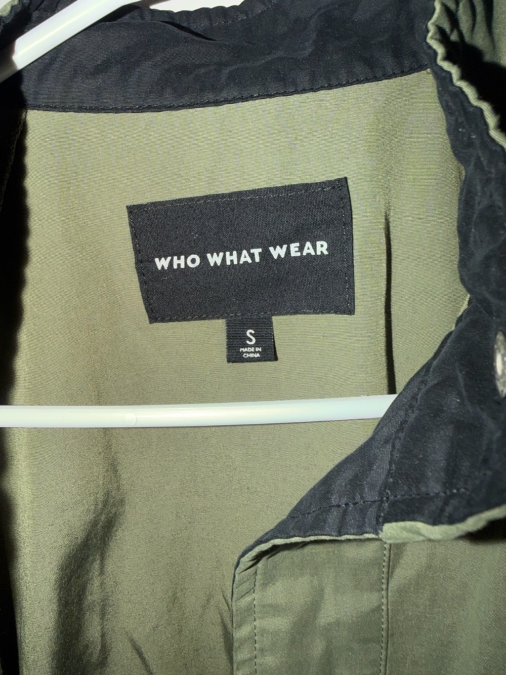 Who What Wear Olive Green utility jacket? - Picture 2 of 3
